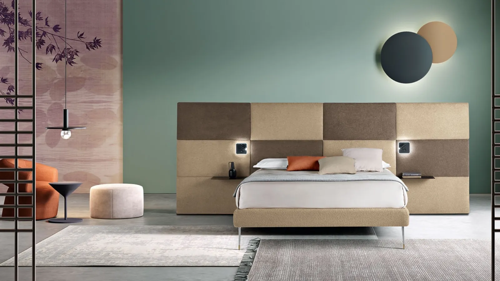 Letto Boiserie Smooth XL di Cosmo Letti