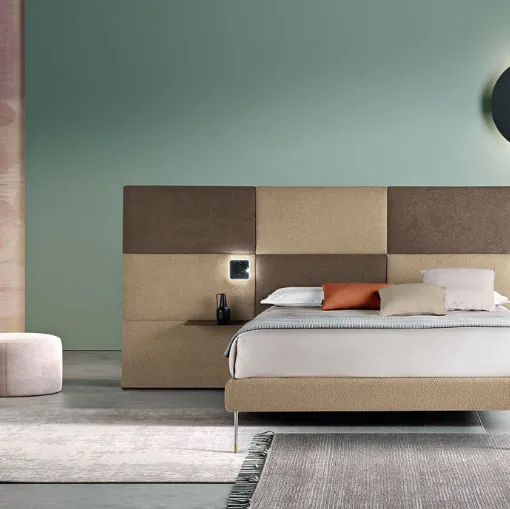 Letto Boiserie Smooth XL di Cosmo Letti